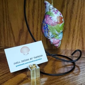 Spiral Snail Shell Ornament Aromatic Paisley Design⚜️💙⚜️